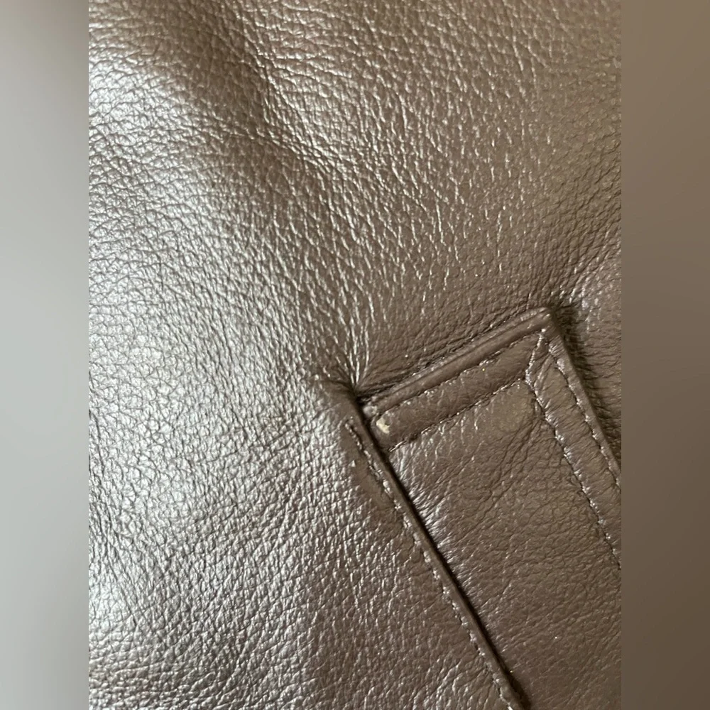 Men’s DANIER Vintage Dark Brown Heavyweight Faux Leather Jacket - Picture 16 of 16